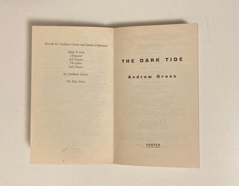 The dark tide - Andrew Gross (Ty Hauck #1)