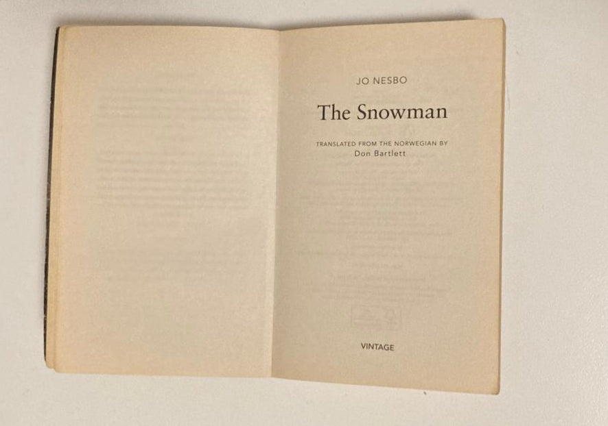 The snowman - Jo Nesbo (Harry Hole #7)