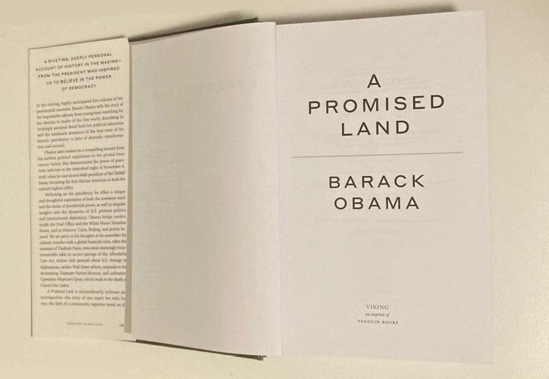 A promised land - Barack Obama (First UK edition)