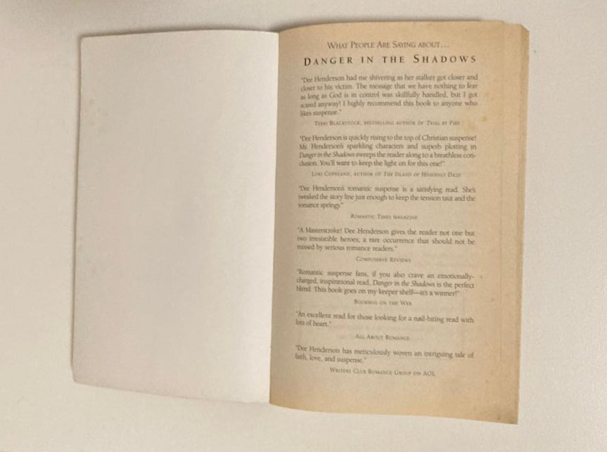 Danger in the shadows - Dee Henderson (O'Malley #0)