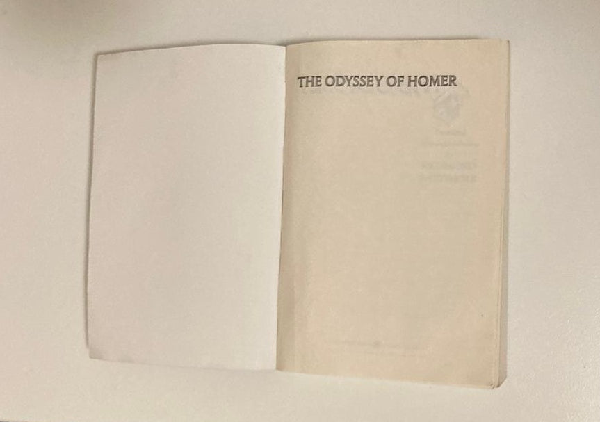 The Odyssey of Homer (Translated and with an introduction by Richard Lattimore)