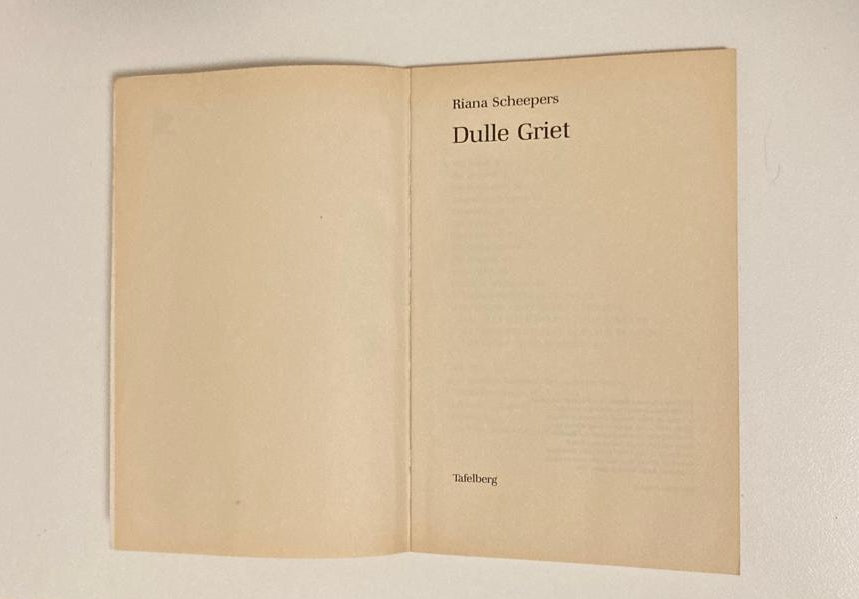Dulle Griet - Riana Scheepers (First edition)