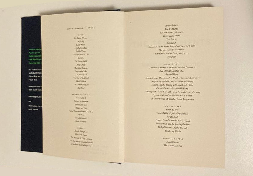 The testaments - Margaret Atwood (The Handmaid’s Tale #2)