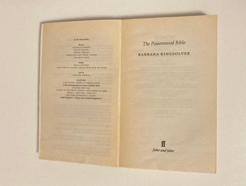The poisonwood Bible - Barbara Kingsolver