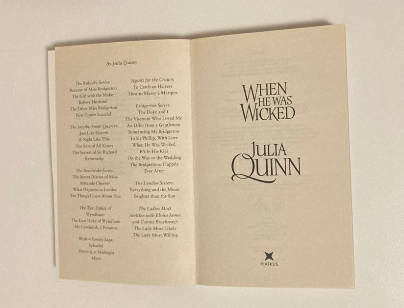 When he was wicked - Julia Quinn (Bridgertons #6)