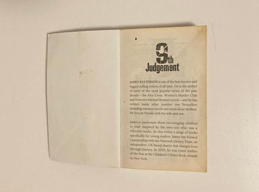 9th judgement - James Patterson (Women's Murder Club #9)