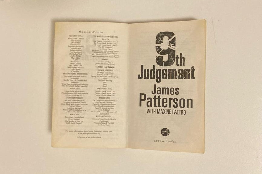 9th judgement - James Patterson (Women's Murder Club #9)