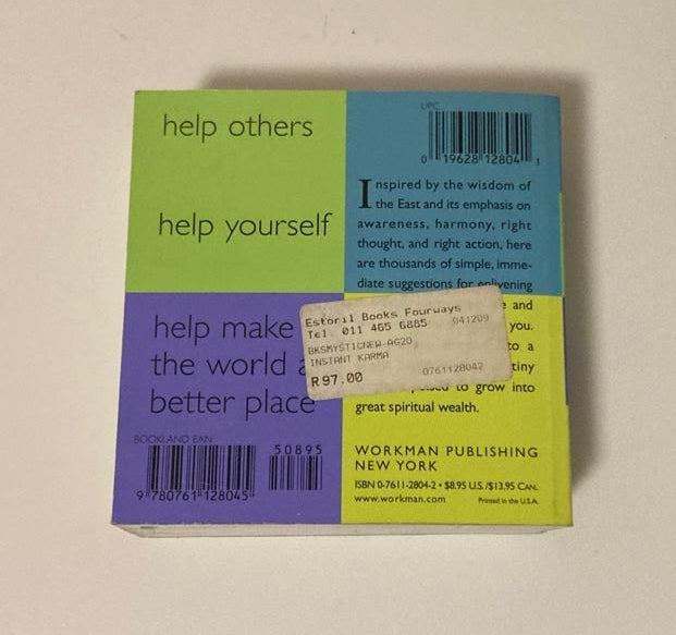 Instant karma: 8879 ways to give yourself and others good fortune right now - Barbara Ann Kipfer