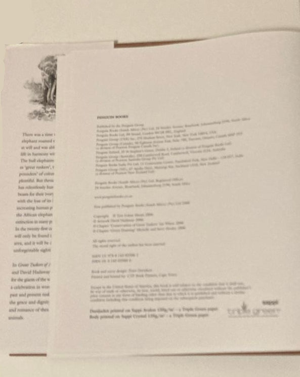 Great tuskers of Africa - Johan Marais and David Hadaway (Rare)