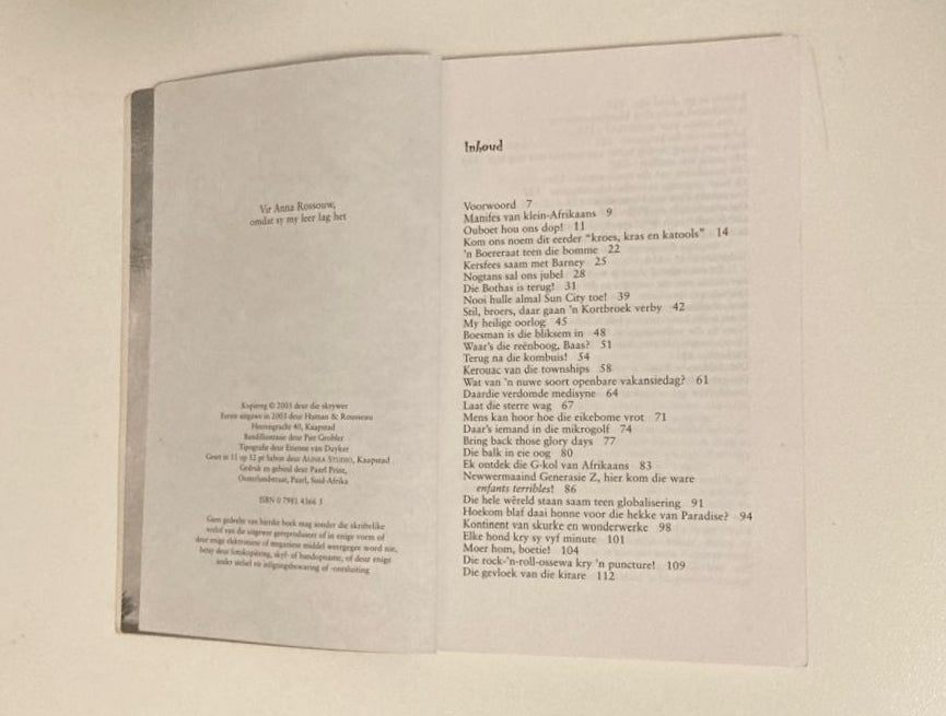 Afrikaans my darling - Koos A. Kombuis (First edition)