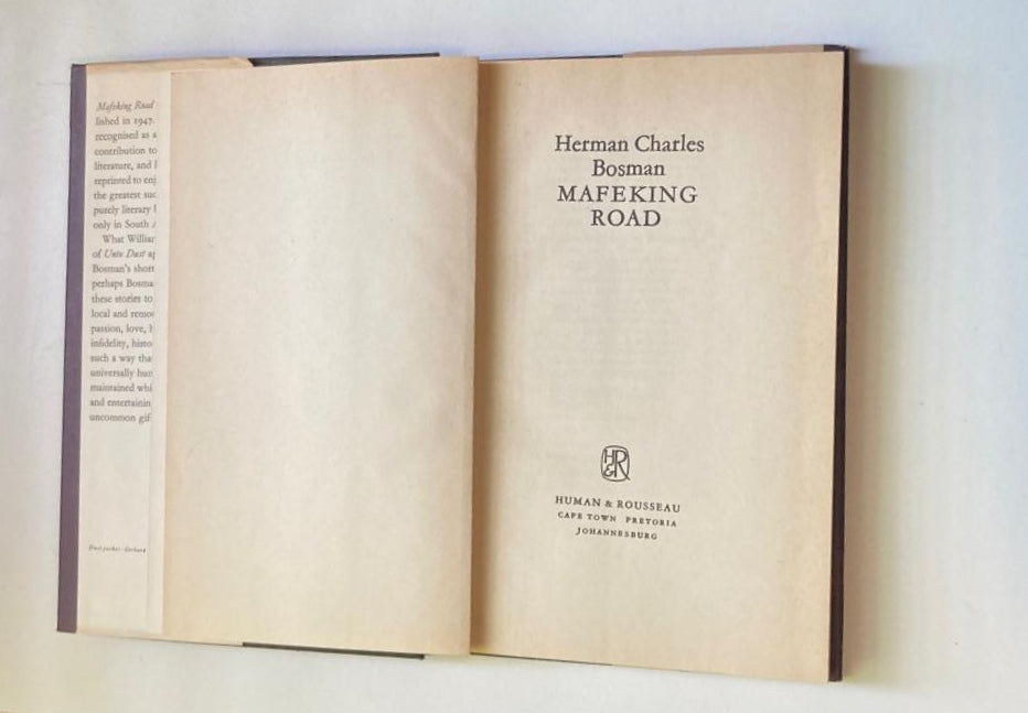 Mafeking road - Herman Charles Bosman