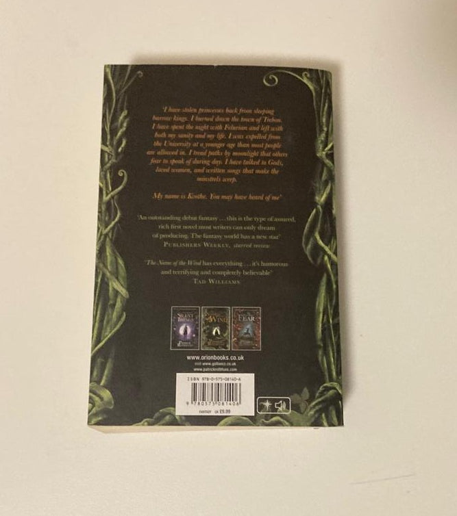 The name of the wind - Patrick Rothfuss (The Kingkiller Chronicle #1)