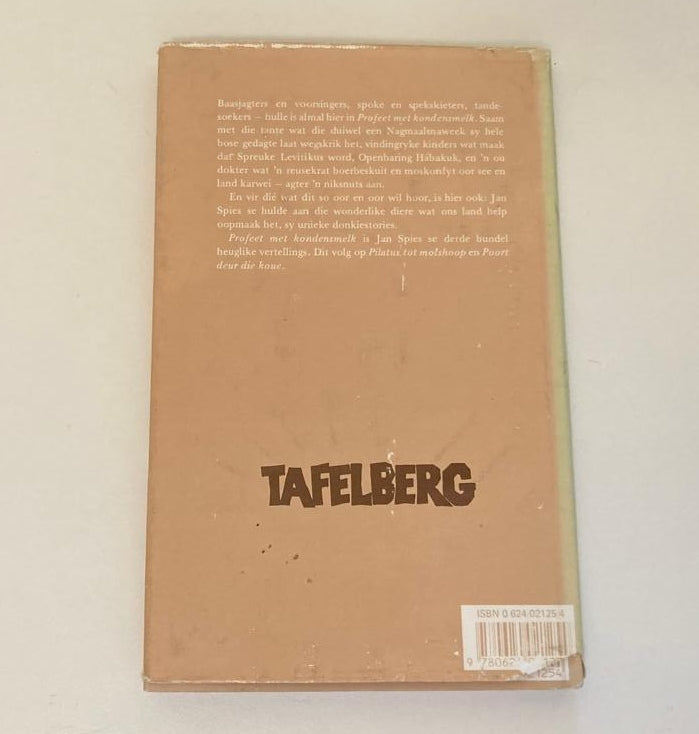 Profeet met kondensmelk - Jan Spies (First edition)
