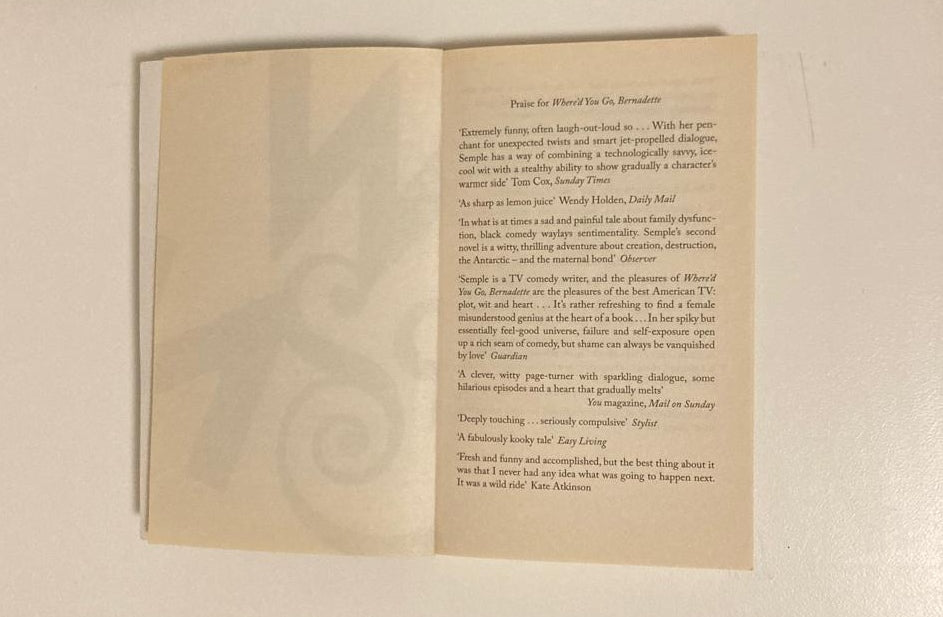 Where'd you go, Bernadette - Maria Semple