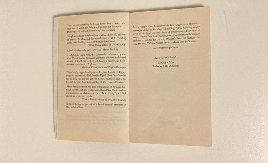 Where'd you go, Bernadette - Maria Semple