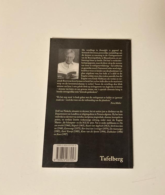 Brandoffer - Dolf van Niekerk (First edition)