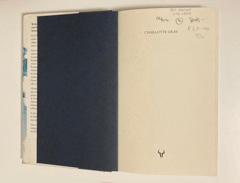 Charlotte Gray - Sebastian Faulks (First edition; French Trilogy #3)