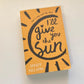 I'll give you the sun - Jandy Nelson