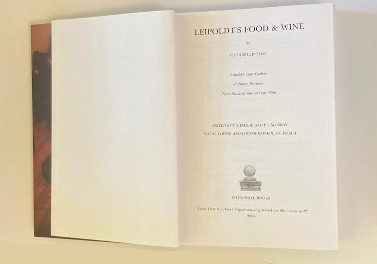 Leipoldt's food & wine - C. Louis Leipoldt