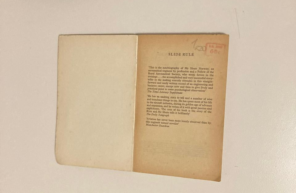 Slide rule - Nevil Shute