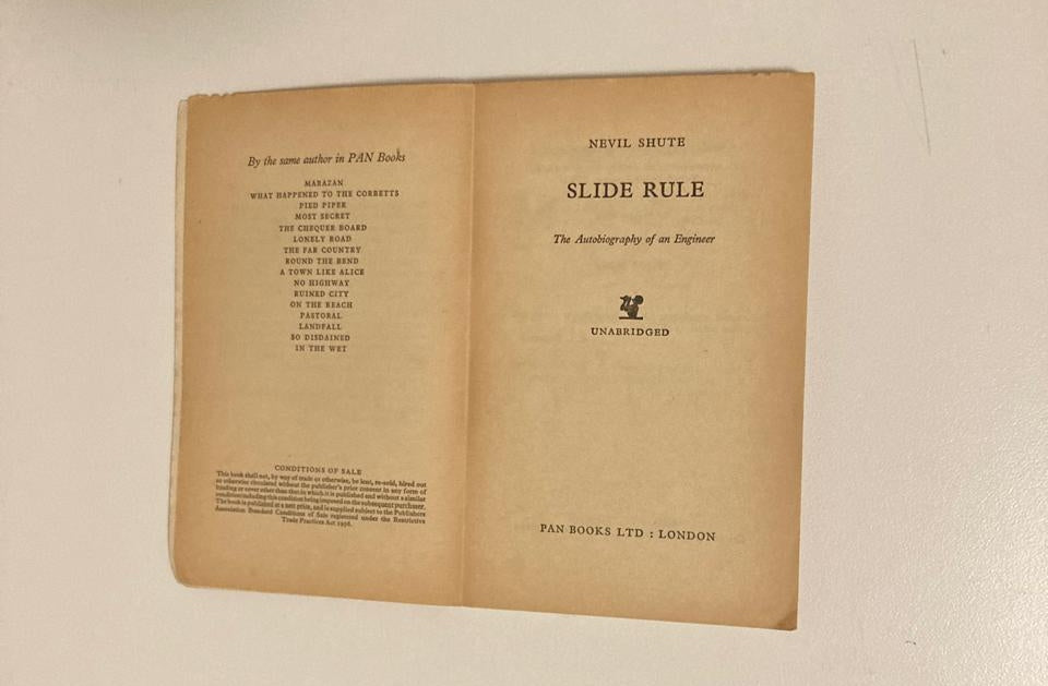 Slide rule - Nevil Shute