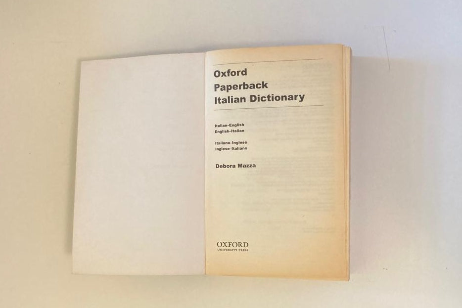 Oxford Paperback Italian Dictionary (Italian - English; English - Italian) - Debora Mazza (Oxford University Press)