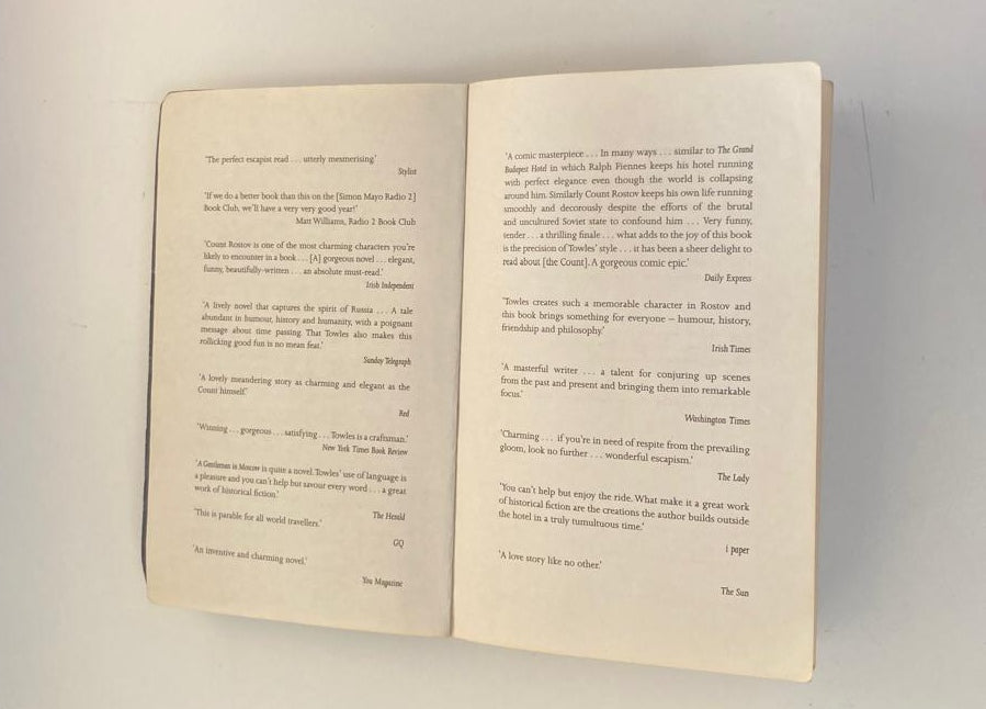 A gentleman in Moscow - Amor Towles