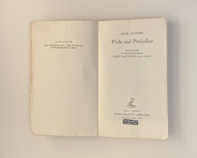 Pride and prejudice - Jane Austen