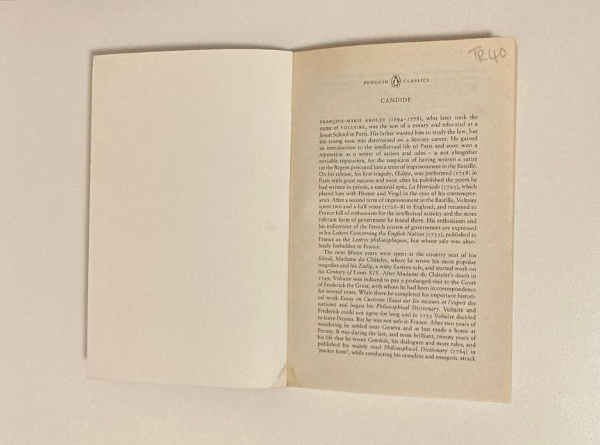 Candide, or optimism - Voltaire