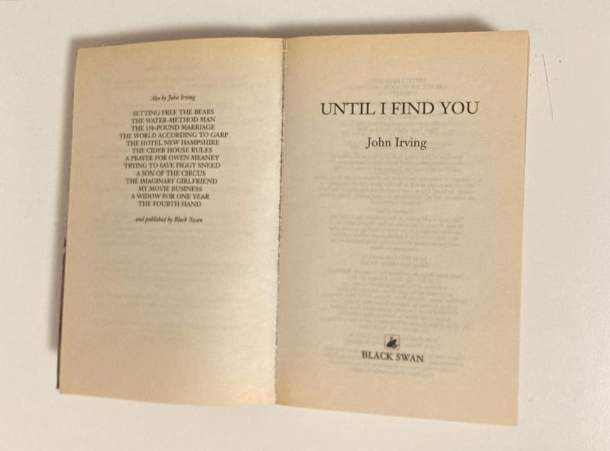 Until I find you - John Irving