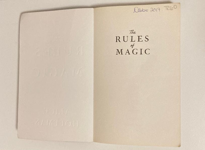 The rules of magic - Alice Hoffman (Practical magic #2)