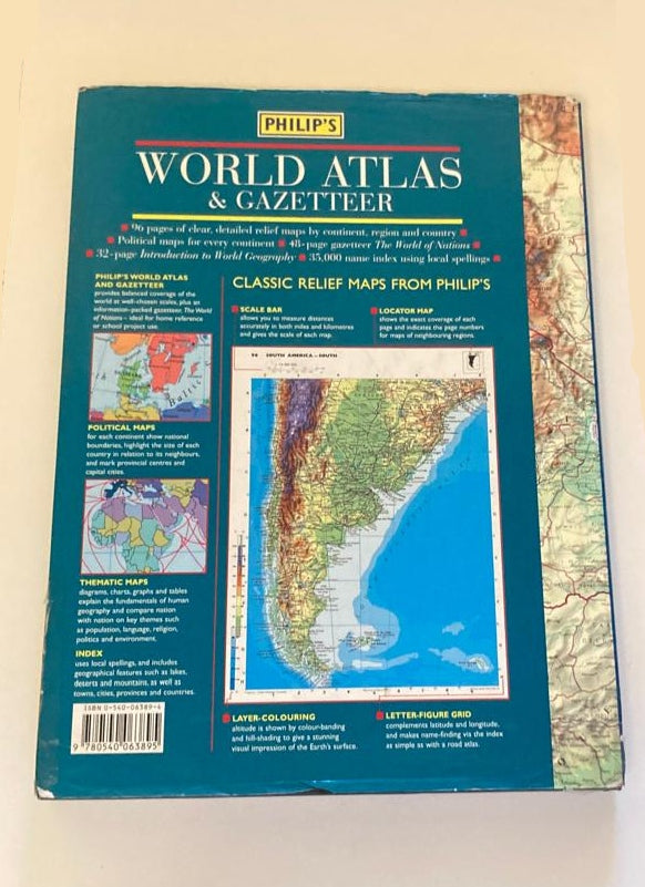 Philip's world atlas & gazetteer - George Philip. Secondhand