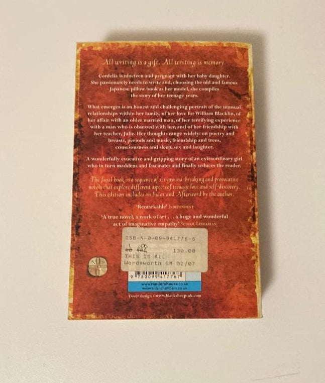 This is all: The pillow book of Cordelia Kenn - Aiden Chambers (The Dance Sequence #6)