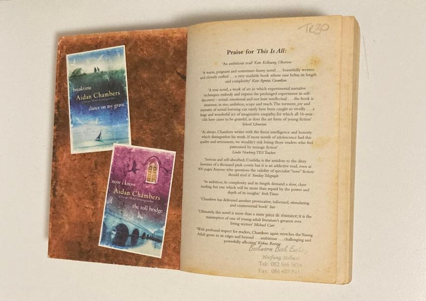 This is all: The pillow book of Cordelia Kenn - Aiden Chambers (The Dance Sequence #6)