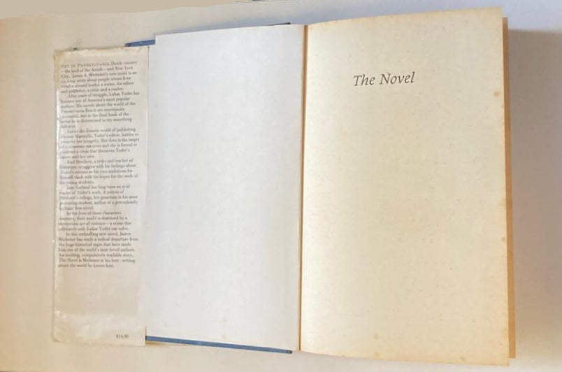 The novel James A. Michener (First UK edition)