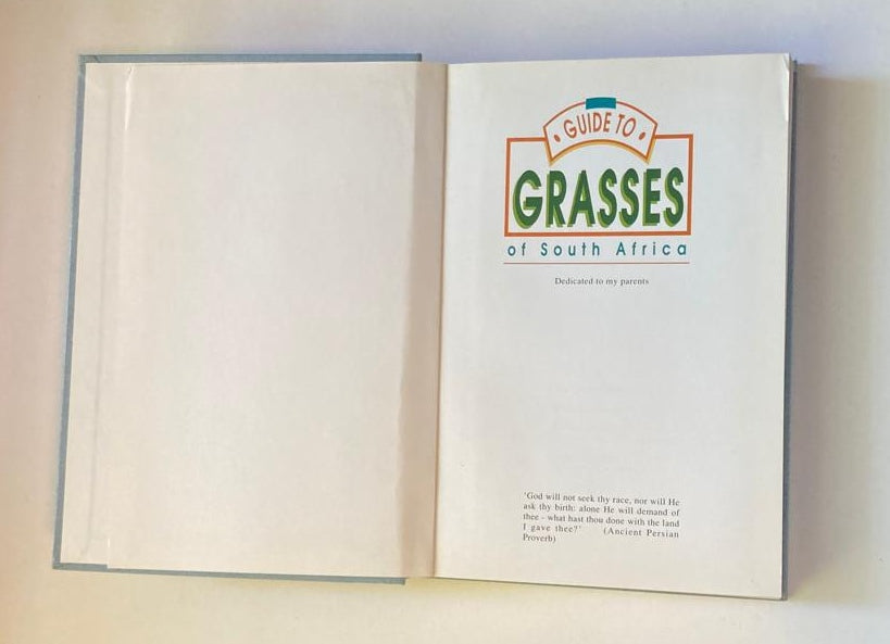 Guide to grasses of South Africa - Frits van Oudtshoorn