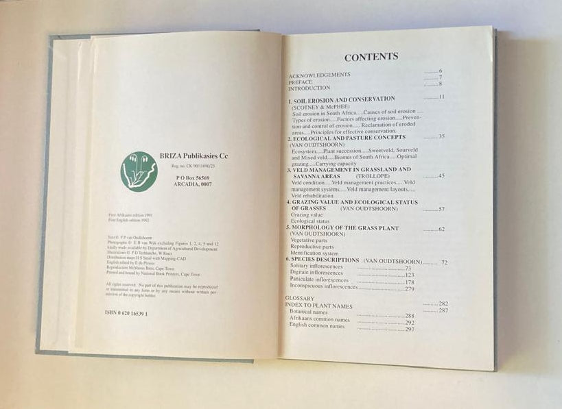 Guide to grasses of South Africa - Frits van Oudtshoorn