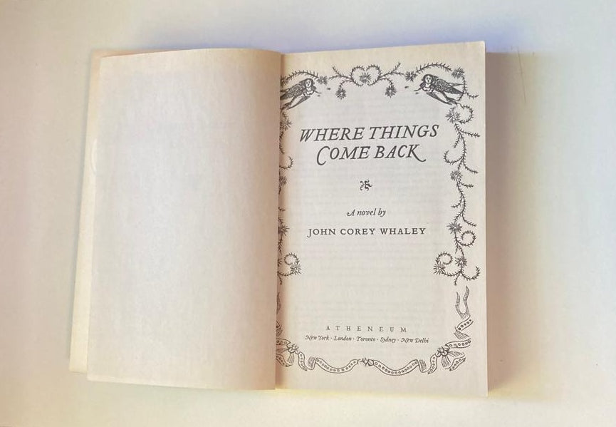 Where things come back - John Corey Whaley