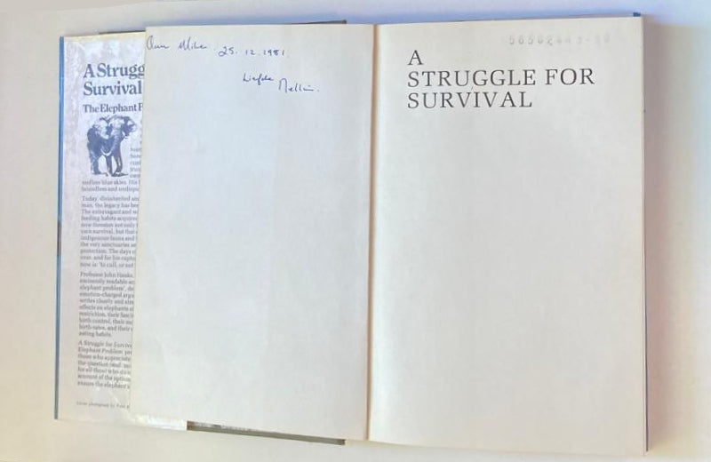 A struggle for survival: The elephant problem - Professor John Hanks (First edition)