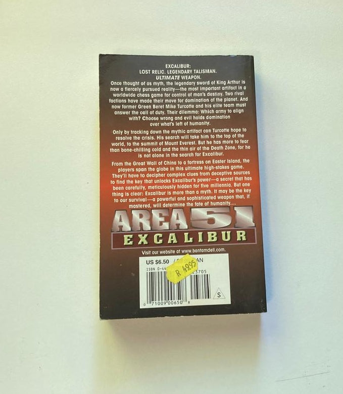 Excalibur - Robert Doherty (Area 51 series #6)