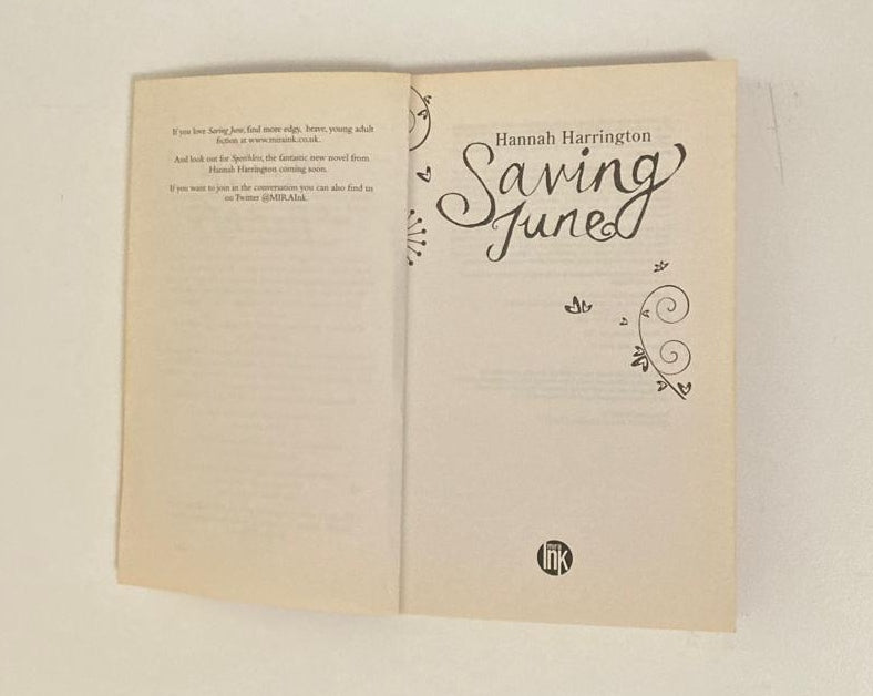 Saving June - Hannah Harrington