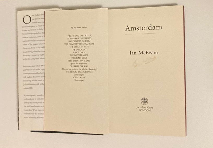 Amsterdam - Ian McEwan
