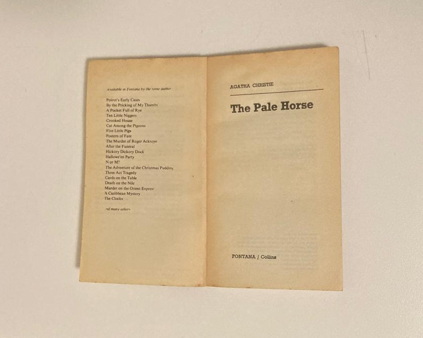 The pale horse - Agatha Christie (Ariadne Oliver #5)
