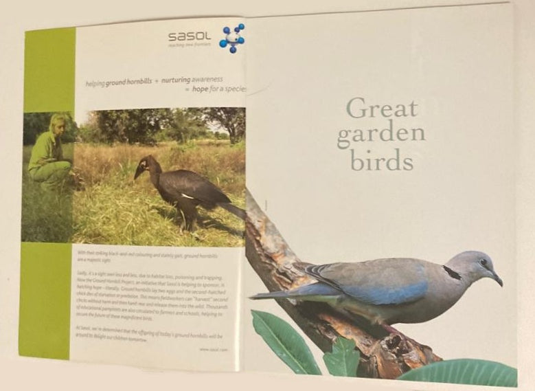 Great garden birds: The best tips & advice from Africa - Sasol (Ed: Eve Gracie)