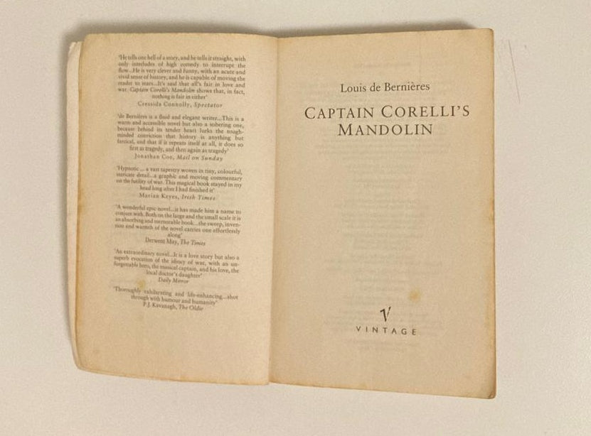 Captain Corelli's mandolin - Louis de Bernières