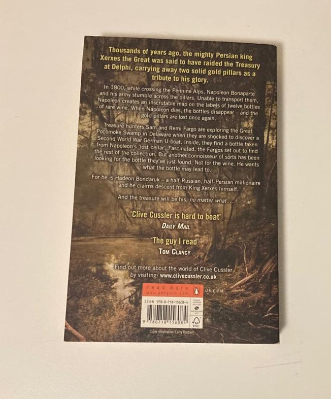 Spartan gold - Clive Cussler (Fargo Adventures #1; First UK edition)