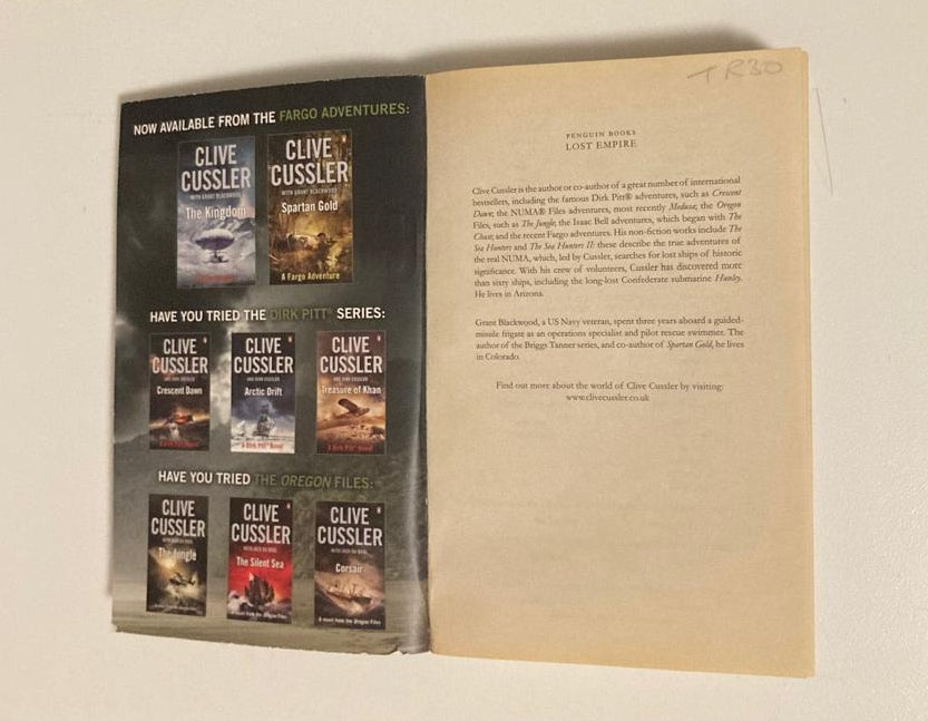 Lost empire - Clive Cussler (Fargo Adventures #2)