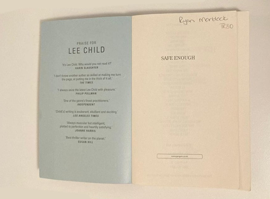 Safe enough and other stories - Lee Child (First edition)
