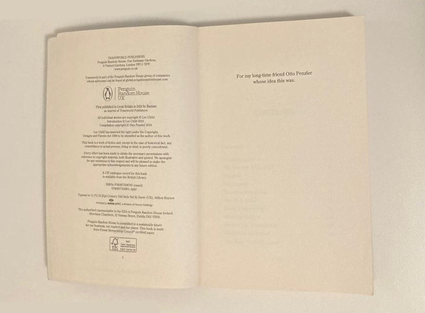 Safe enough and other stories - Lee Child (First edition)