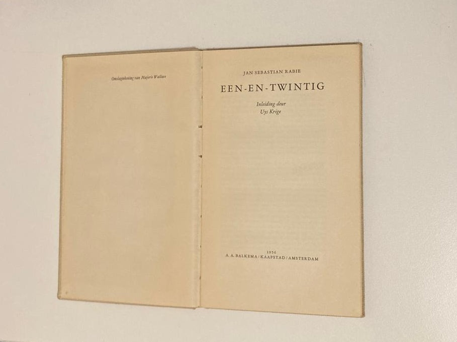 Een-en-twintig - Jan Sebastian Rabie